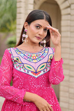 Georgette Navratri Special Gown