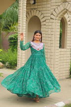 Georgette Navratri Special Gown