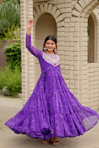 Georgette Navratri Special Gown