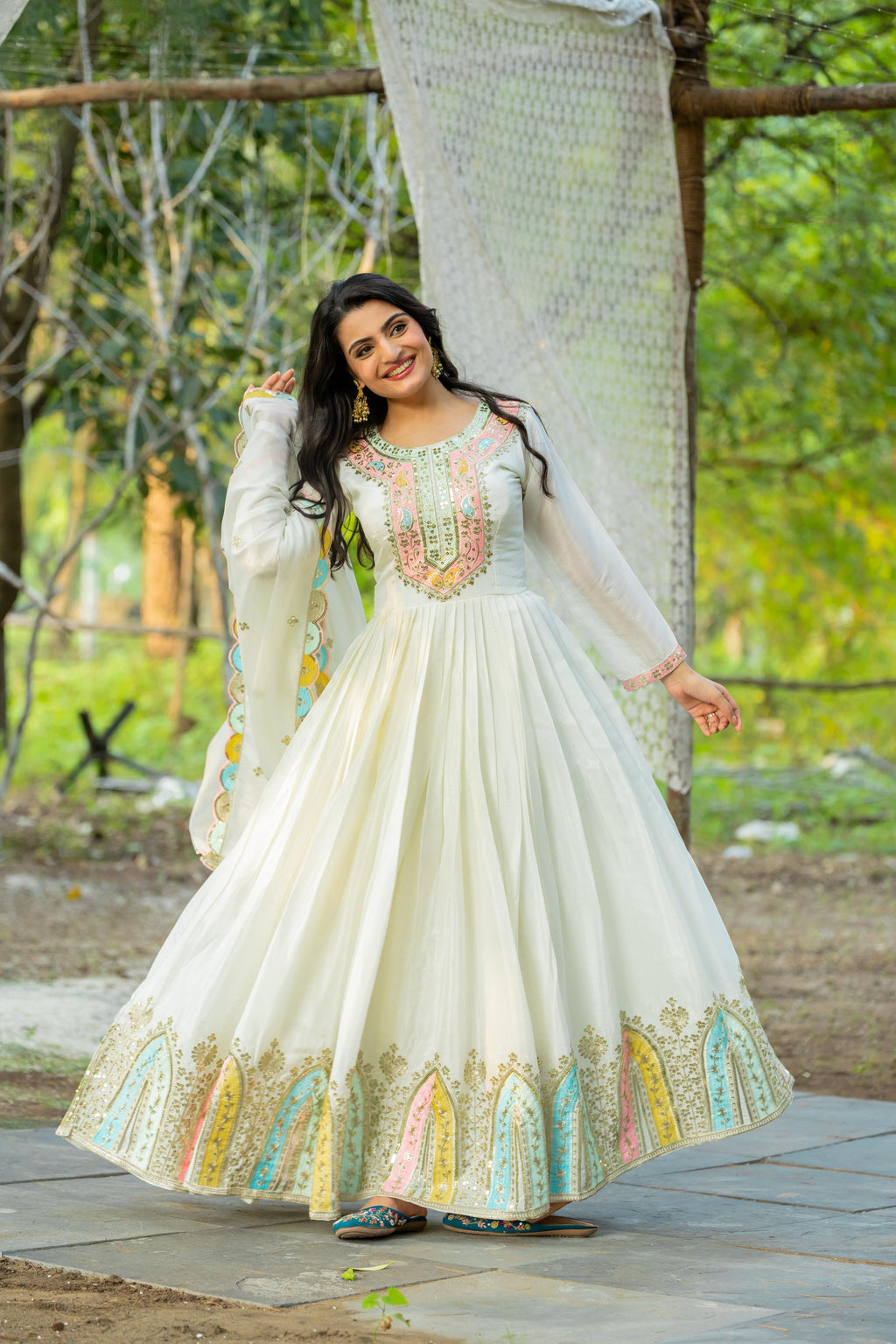 Women Designer Kurta Pant Dupatta Set