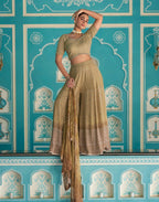 Designer Blouse & Palazzo Set
