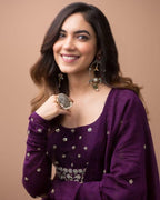 Classic Desinger Georgette Floor Touch Desinger Gown