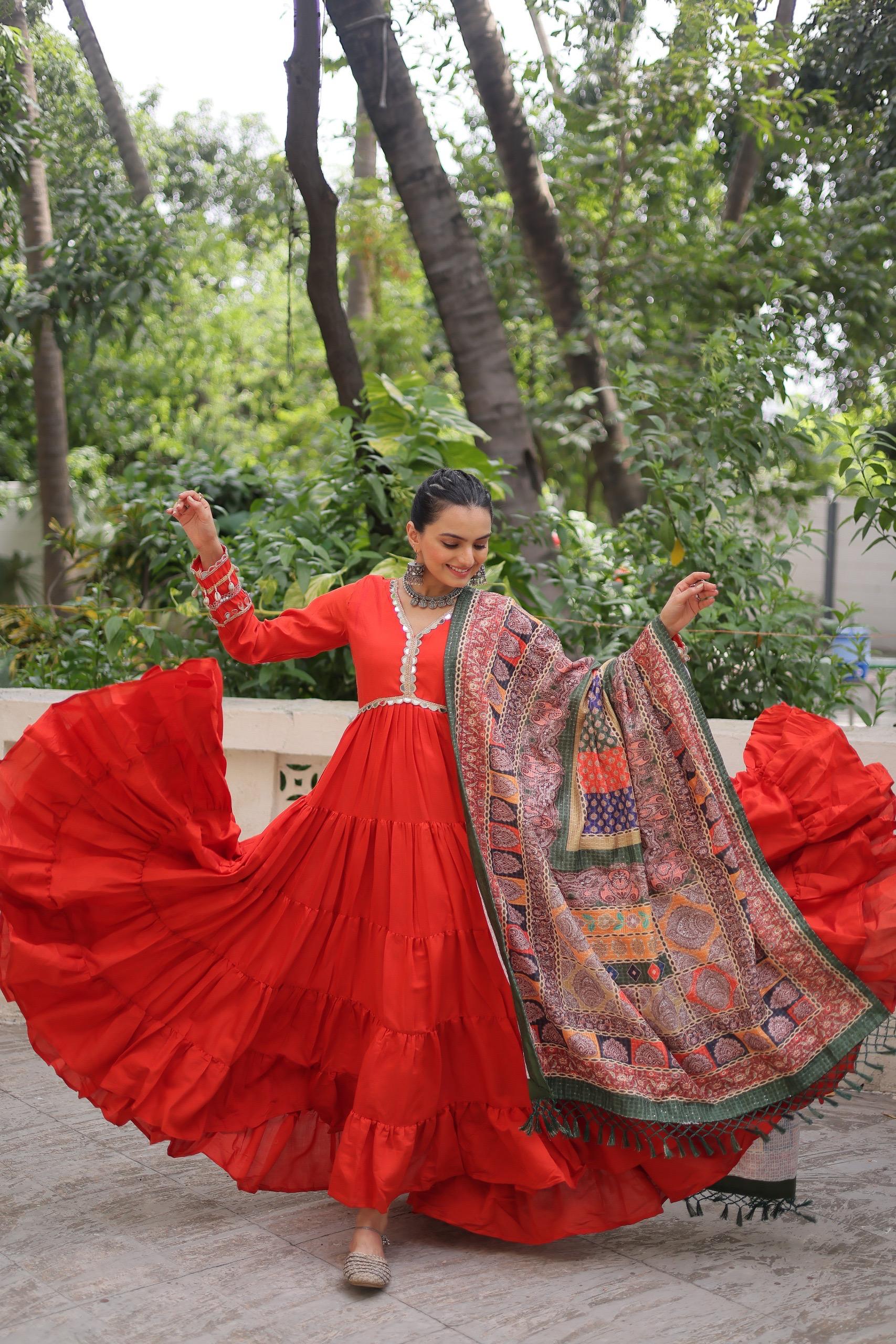 Embroidered Roman New Latest Designer Trendy Gown