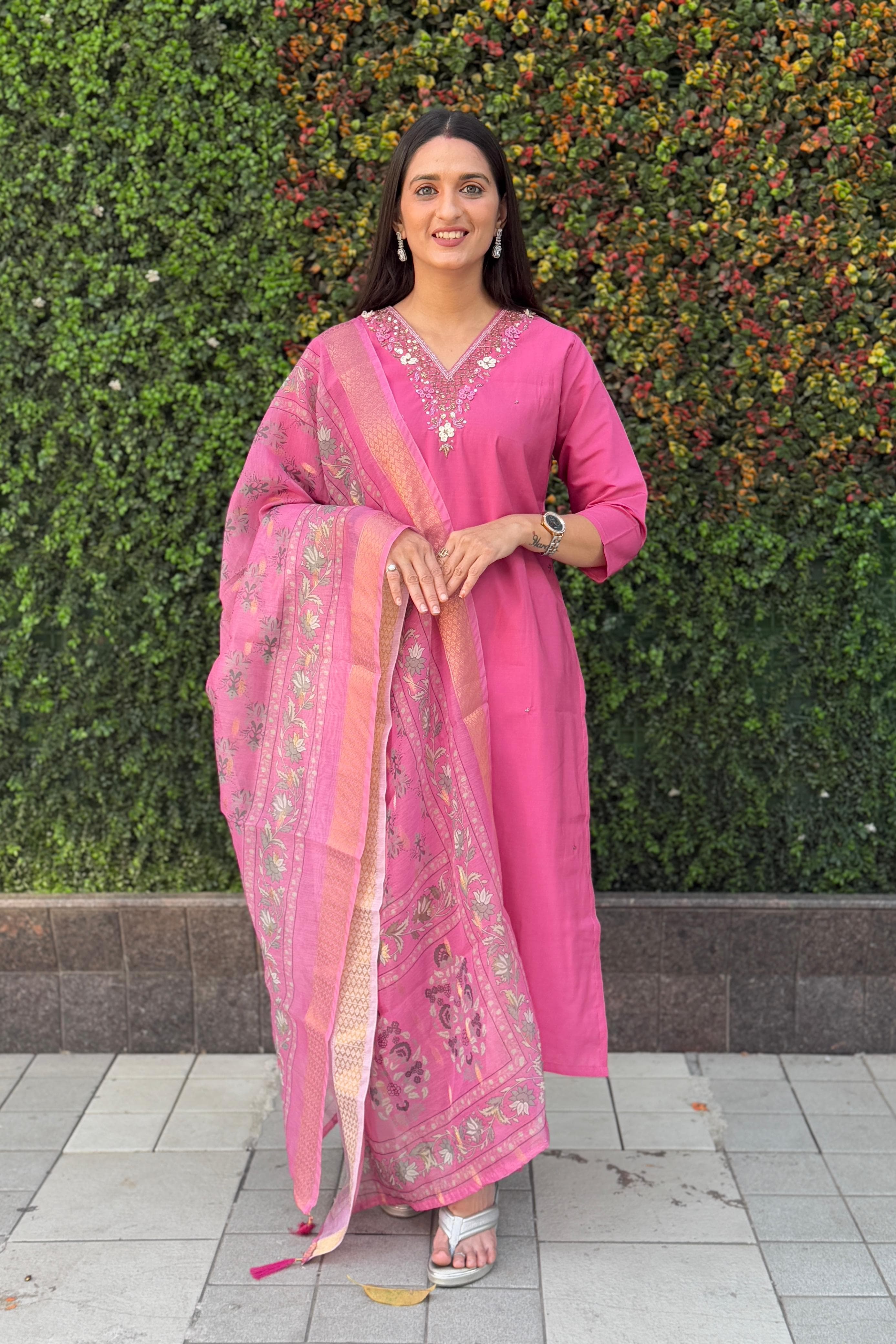 New Designers Kurti Pent Dupatta Set