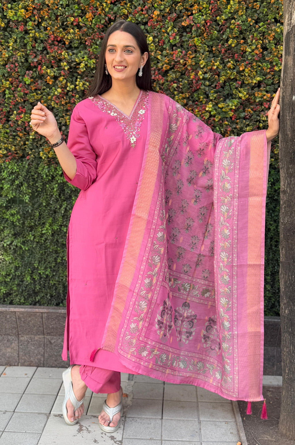 New Designers Kurti Pent Dupatta Set