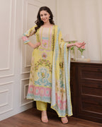 Suit Set With Dupatta and Bottom