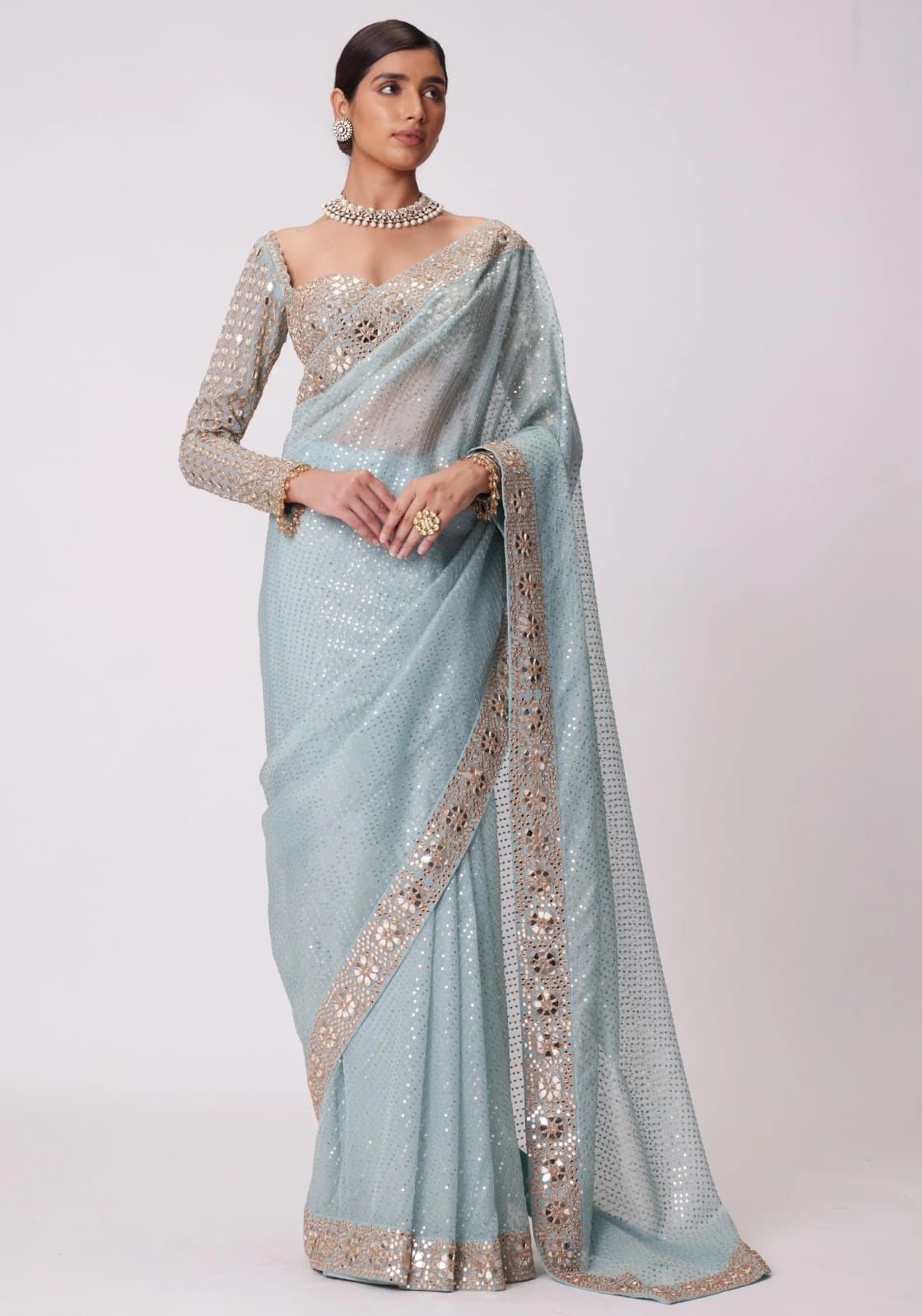 Party Wear Designer Georgette Saree