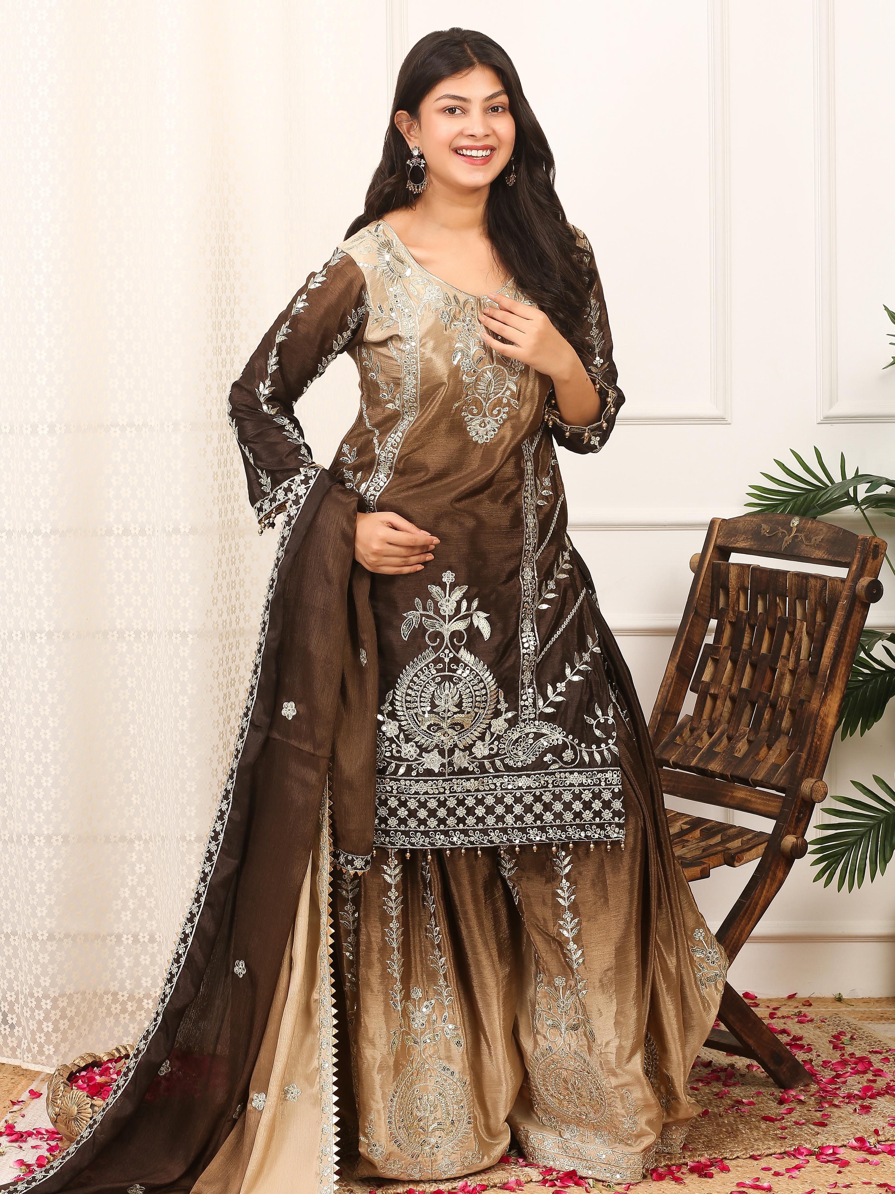 New Designer Party Wear Look Stylish Suit