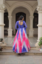 Embroidered Georgette Long Gowns