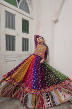 Cotton Printed Multi Colour Readymade Lehenga Choli