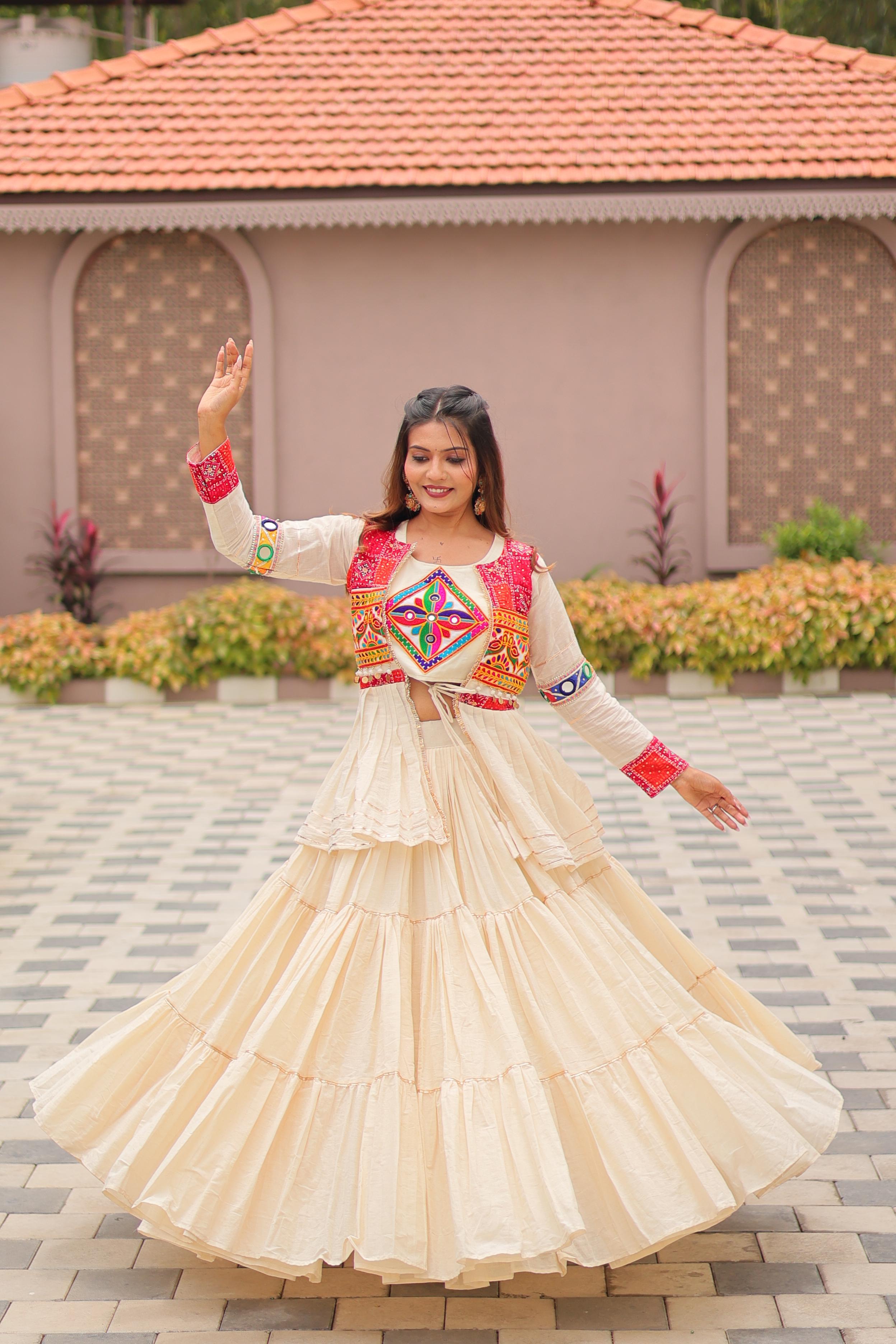 Pure cottan Gamathi Work Lehenga choli