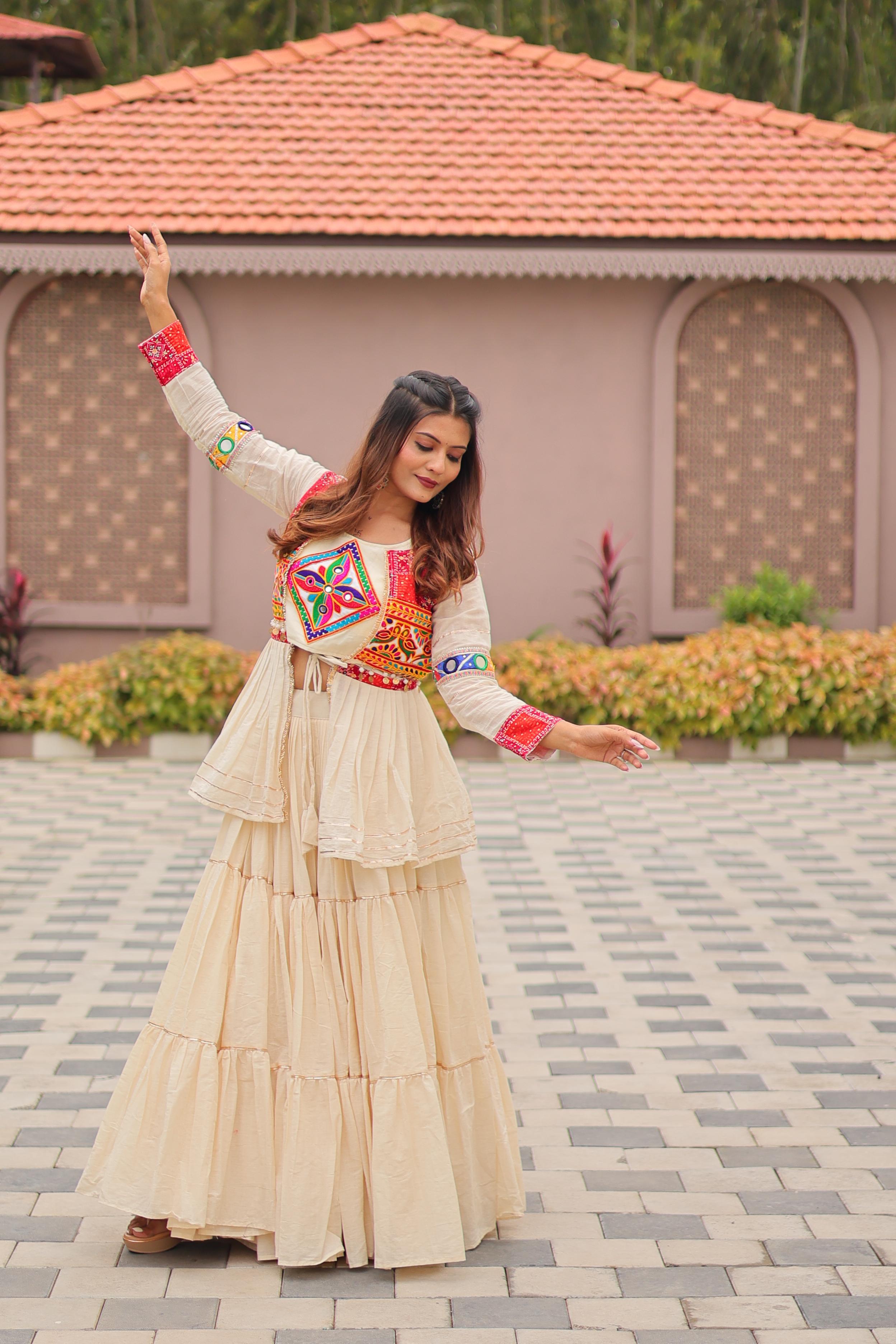 Pure cottan Gamathi Work Lehenga choli