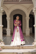 Bandhani Print Lehenga Kurti Set