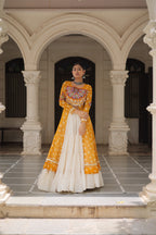 Bandhani Print Lehenga Kurti Set