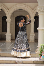Bandhani Print Lehenga Kurti Set