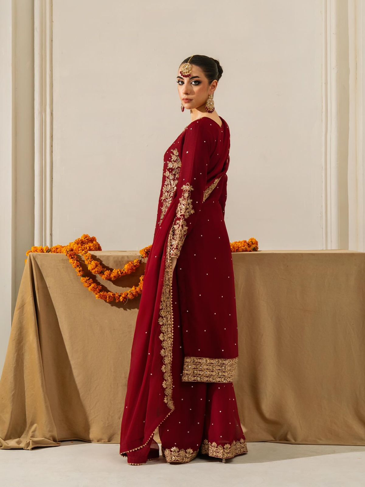 New Designer Party Wear Look Sharara Suit