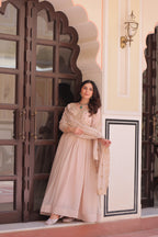 Floral Embroidery Anarkali Set