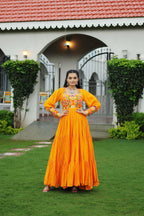Yellow Color Trendy Gown