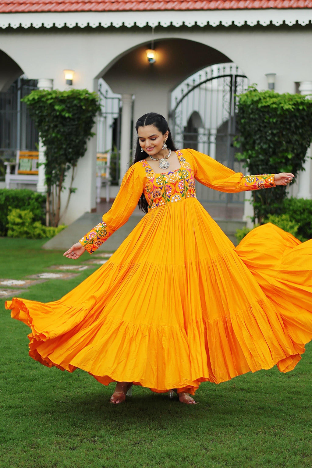 Yellow Color Trendy Gown