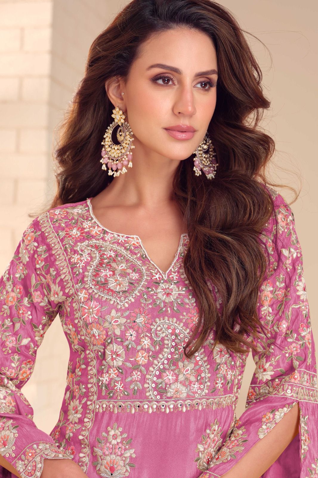 Elegant Real Simar Plazzo Set with Dupatta