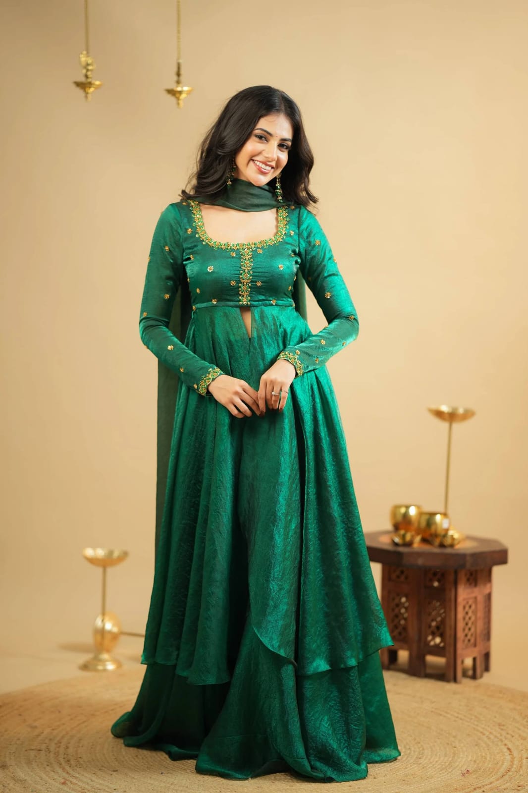Vichitra Silk Lehenga Set