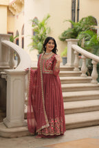 Embroidered Top Sharara Set