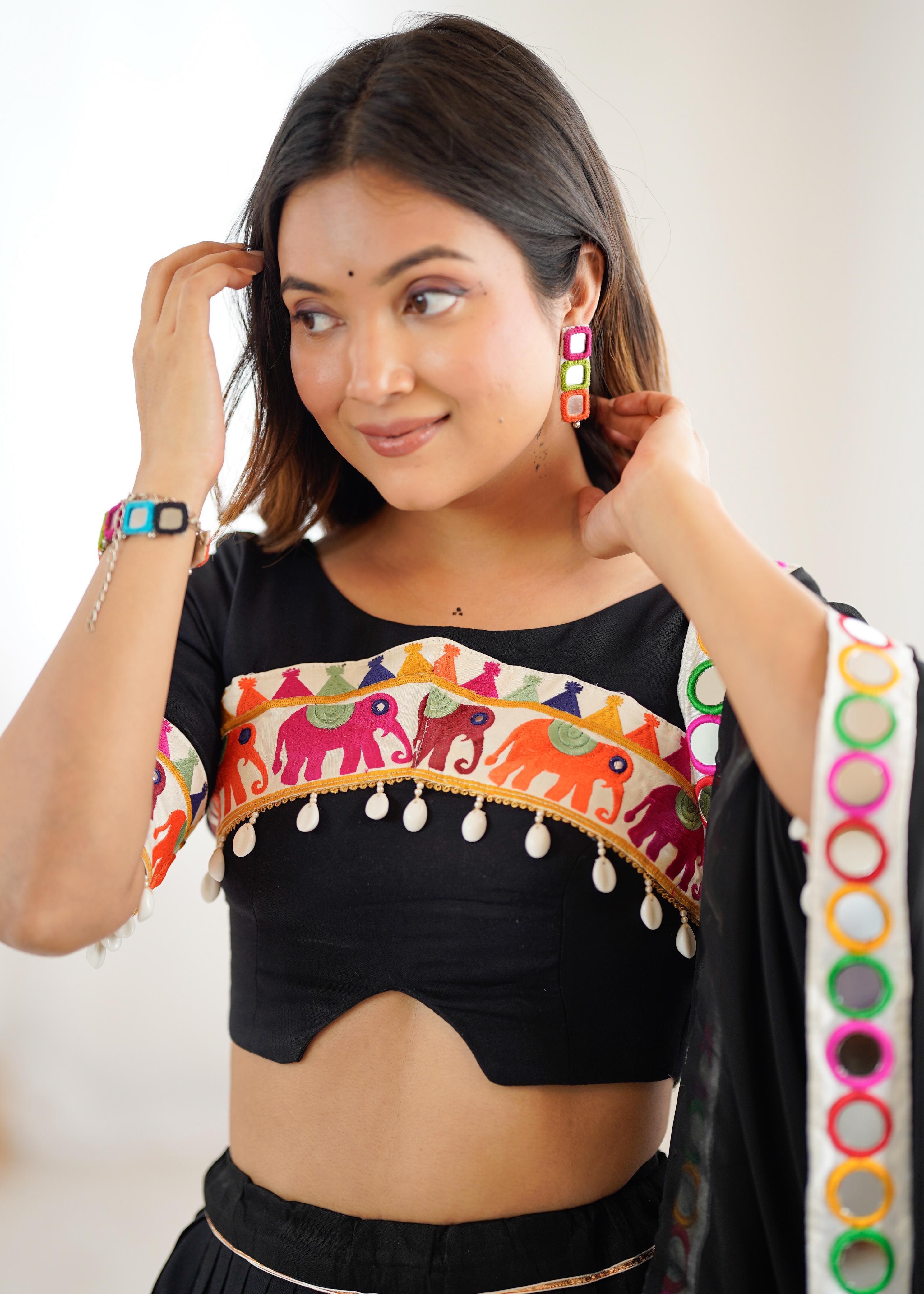 Heavy Rayon Embroidered Lehenga
