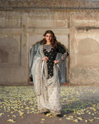 Elegant Chinon Silk Suit Set