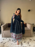 Designer Gown with Dupatta