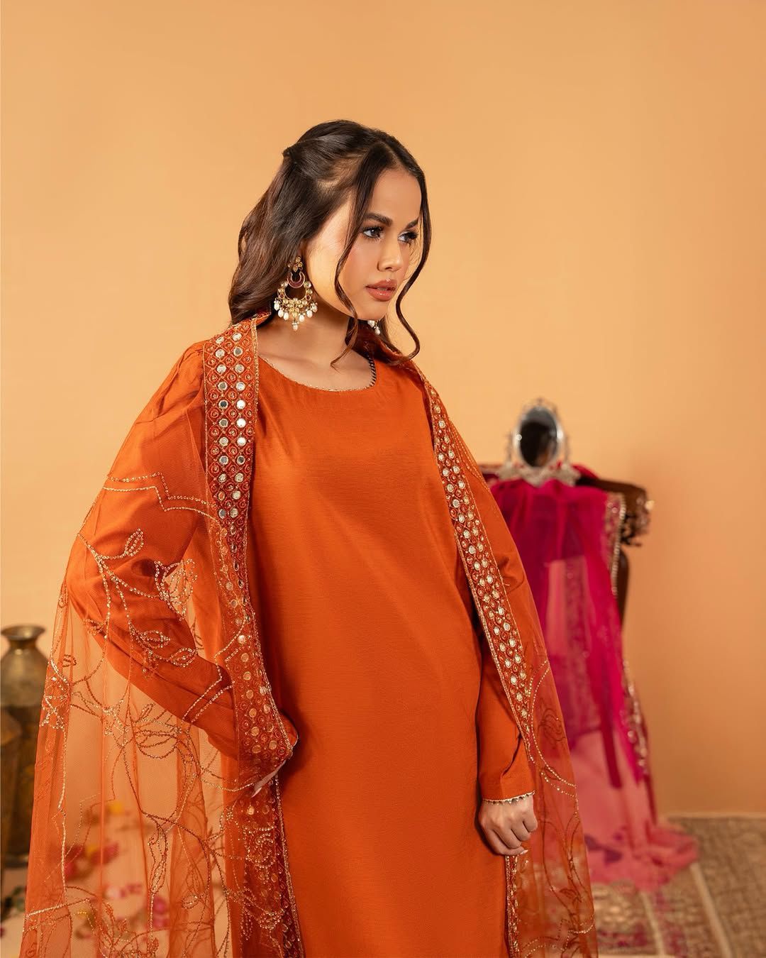 Exclusive Mustard Color Farshi Salwar Suit