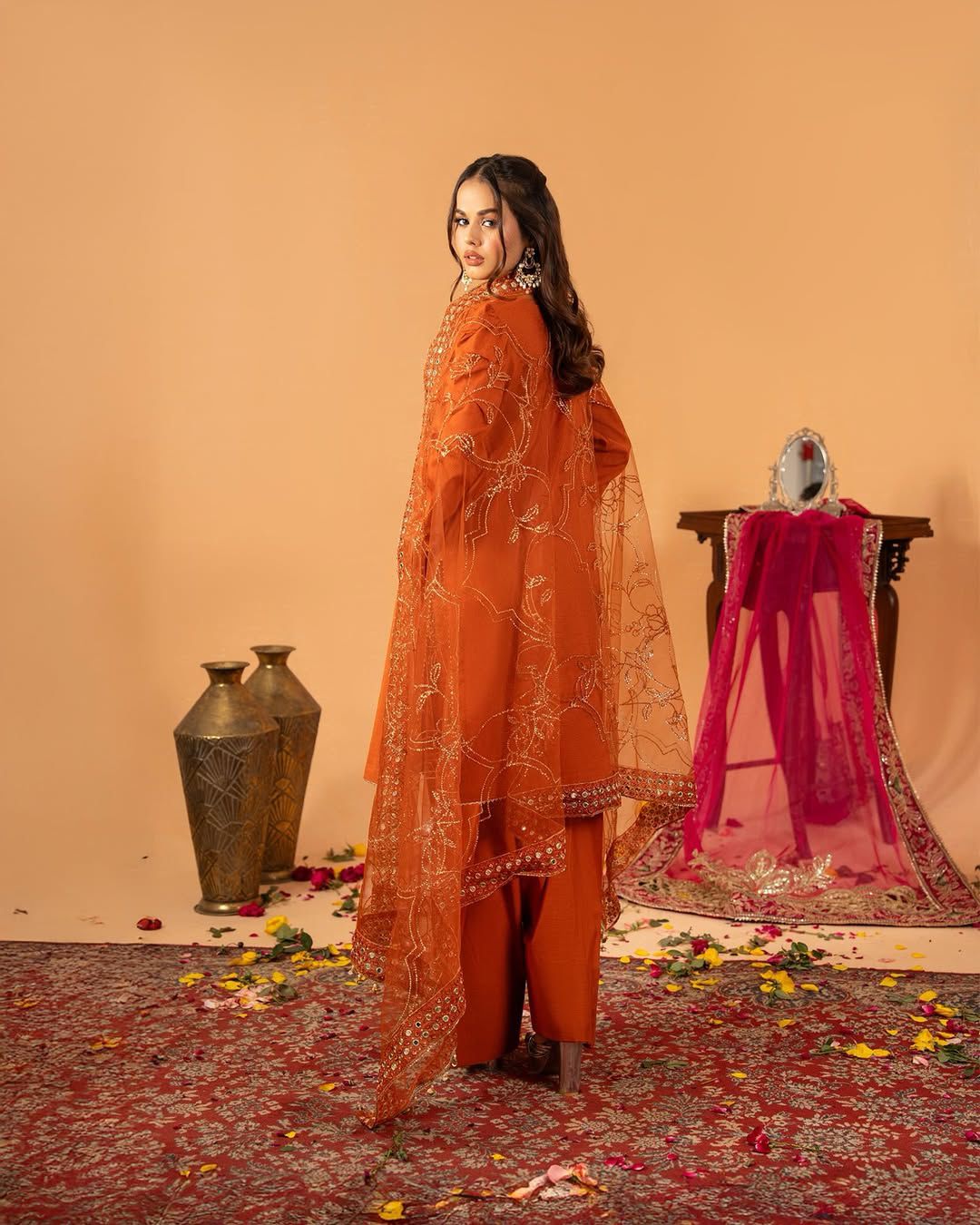 Exclusive Mustard Color Farshi Salwar Suit