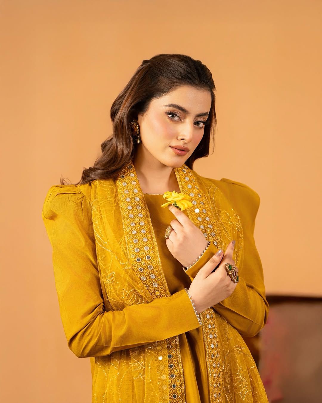Exclusive Mustard Color Farshi Salwar Suit