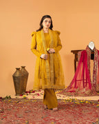Exclusive Mustard Color Farshi Salwar Suit