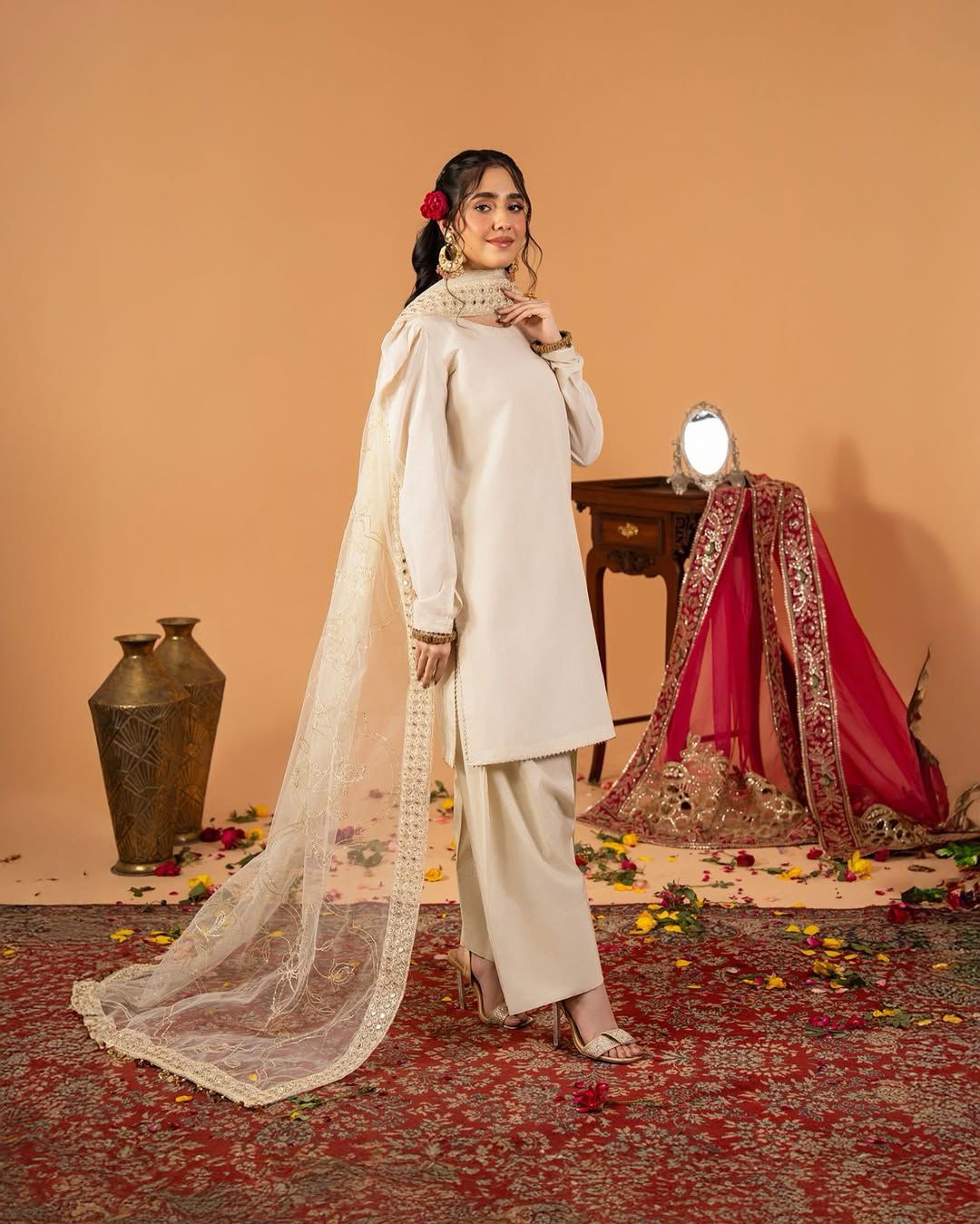 Exclusive Mustard Color Farshi Salwar Suit