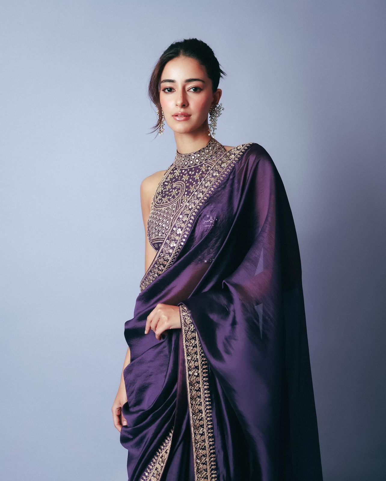 Soft Blooming Tissue Saree with Banglori Silk Embroidered Blouse