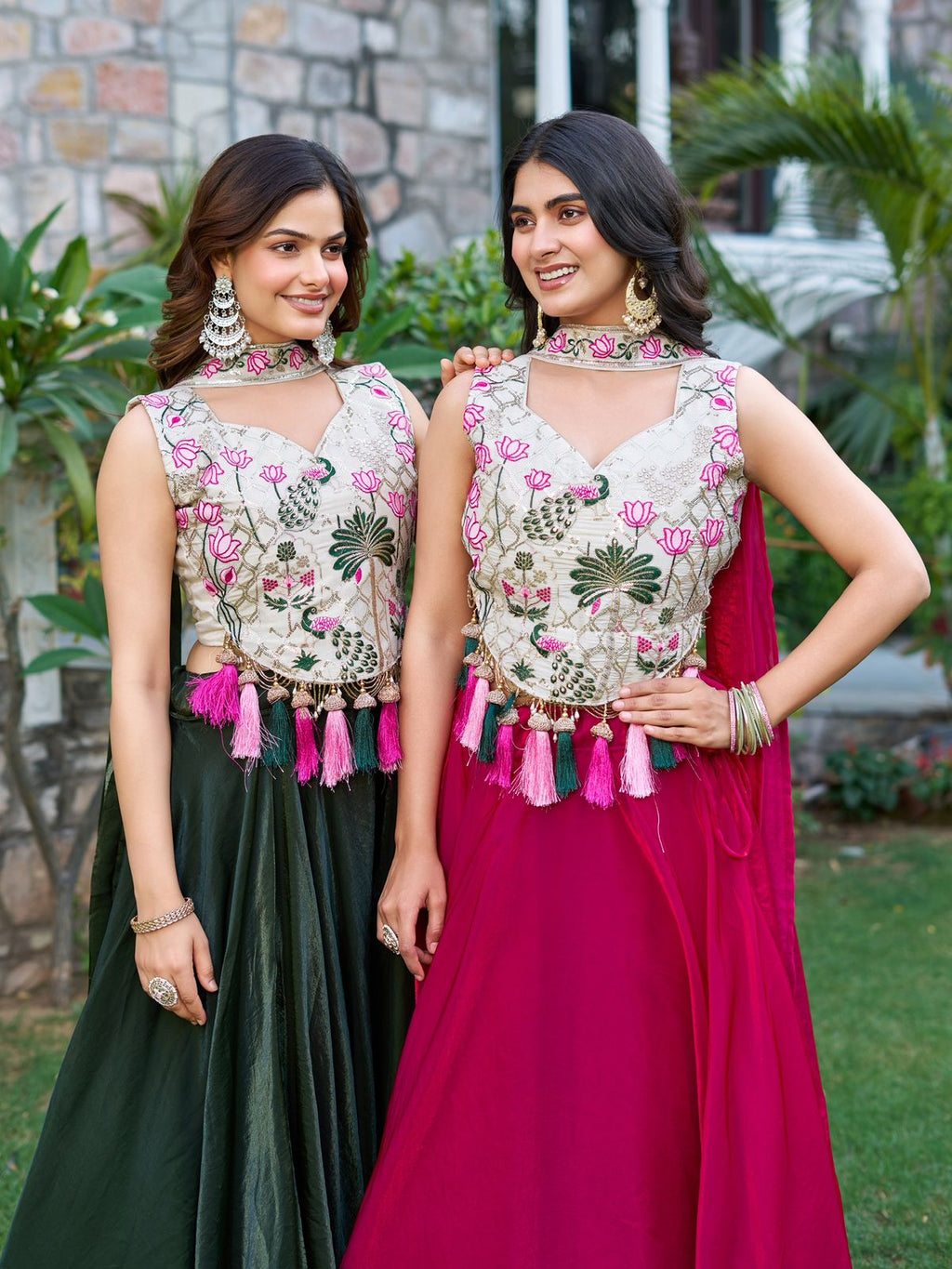 Pure Tissue Silk Lehenga Choli
