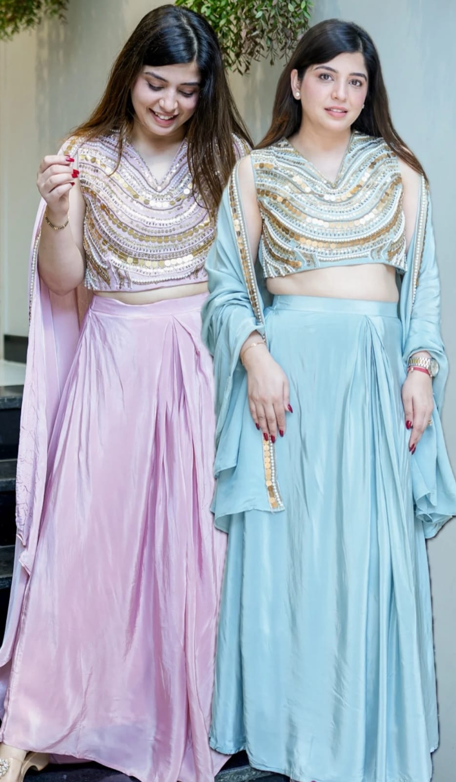 Embroidered Three Piece Set