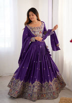 Heavy Thread with Sequins Work Designer Lehenga Choli