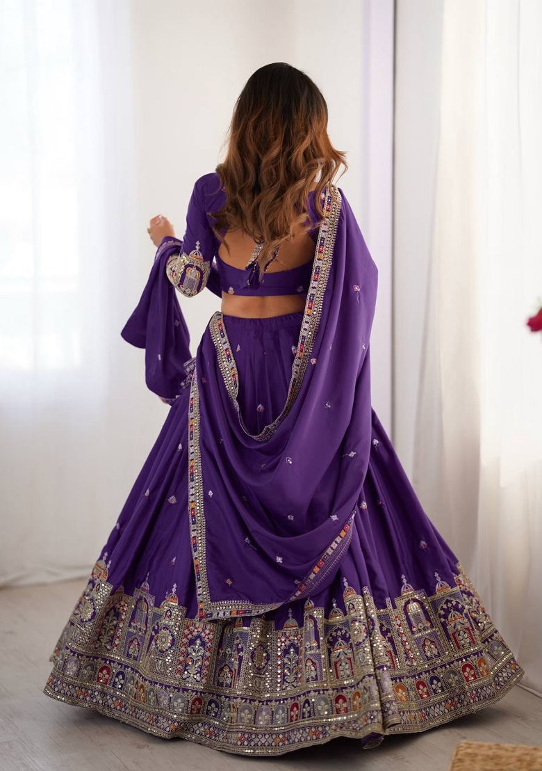 Heavy Thread with Sequins Work Designer Lehenga Choli