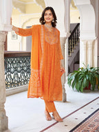 Pure Cotton Kurti Set with Dupatta