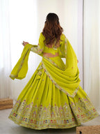 Heavy Thread with Sequins Work Designer Lehenga Choli