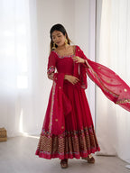 New Gown With Duppta Set