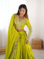 Heavy Thread with Sequins Work Designer Lehenga Choli