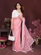 Embroidered Bollywood Chiffon Saree