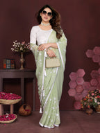 Embroidered Bollywood Chiffon Saree