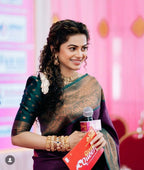 Enchanting Purple Soft Silk Saree