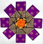 Enchanting Purple Soft Silk Saree