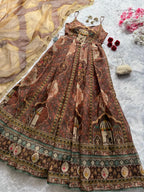 Beautifull Embroidey Zari Work Gown