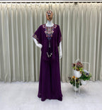 Teal Chinon Sequence Salwar Suit