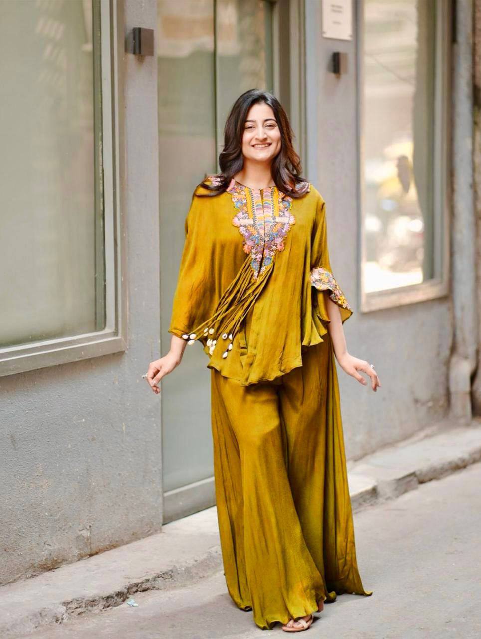 Teal Chinon Sequence Salwar Suit